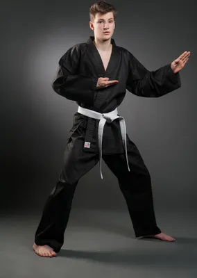 Produktbild von Karate Anzug Orkan schwarz 180