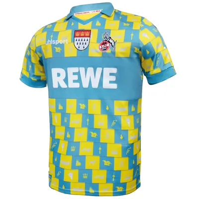Produktbild von uhlsport 1. FC Köln Torwart Karnevalstrikot 2020/21 gelb/blau M