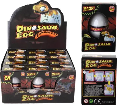 Produktbild von Dino-Wachstumsei in Box