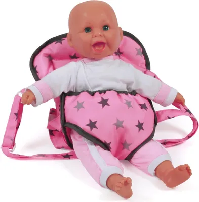 Image de Porte-bébé pour poupée, étoile grise