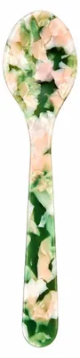 Productafbeelding van Keukenaccessoire: Acrylschepjes, groen, parelmotief, set van 6, AI-gegenereerde afbeelding