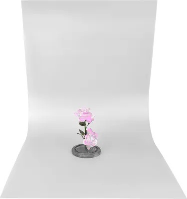 Produktbild von Mattierte PVC-Hintergrundplatte, Fotografie, Fotoshooting, Hintergrundbrett, Zubehör, 120 x 60 cm, weiß