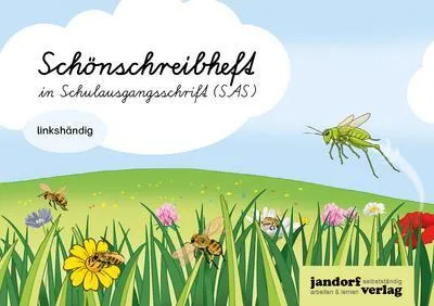 Obrázok produktu pre Schönschreibheft in SAS - linkshändig - Schulausgangsschrift