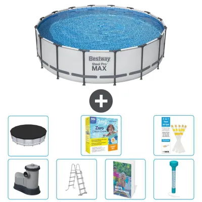 Produktbild von Bestway Steel Pro MAX Rund - 488x122 cm - 6-teilig S532