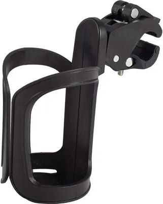 Produktbild von Gyroskopischer Getränkehalter mit verstellbarem Riemen, um 360 Grad drehbar, auslaufsicher, universelle Halterung für Kinderwagen, Fahrräder und Roller, Getränkehalter für Wasserflaschen