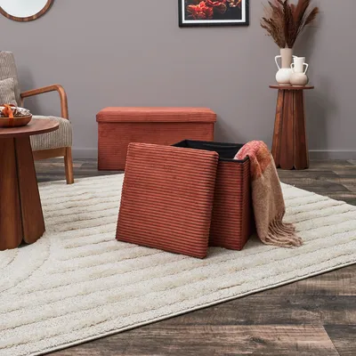 Image de Coffre Pouf Pliable Cã´telã© Scott Terra M4 - Cmp Consortium Menager Parisien Ld