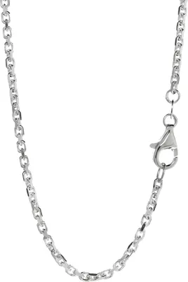 Produktbild von Halskette 38cm Ankerkette diamantiert 925 Silber Collier 1,8mm breit Silberkette