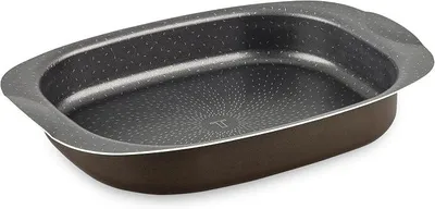 Produktbild von PolkaHome® Auflaufform 24 x 36 cm – Antihaftbeschichtete Ofenform aus Aluminium, spülmaschinengeeignet