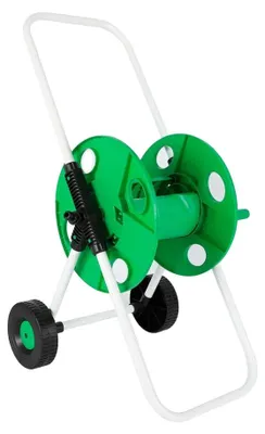 Immagine prodotto di Carrello portatubo, struttura leggera, capacità di 50 m di tubo, verde