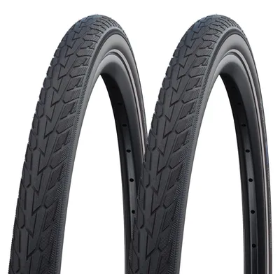 Produktbild von 2x Schwalbe Road Cruiser 47-622 coffee Drahtreifen K-Guard 28x1.75 Fahrradreifen