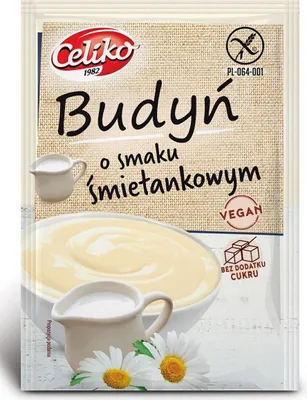 Produktbild von GLUTENFREIER PUDDING MIT SAHNE-GESCHMACK 40 g – CELIKO