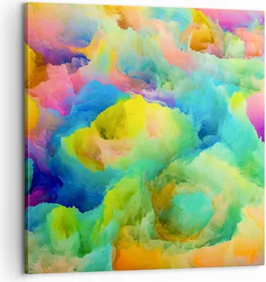 Produktbild von Bild auf Leinwand - Leinwandbild - Abstraktion modern - 60x60cm - Wand Bild - Wanddeko - Wandbilder - Leinwanddruck - Bilder - Kunstdruck - Wanddekoration - Leinwand bilder - Wandkunst - AC60x60-4055