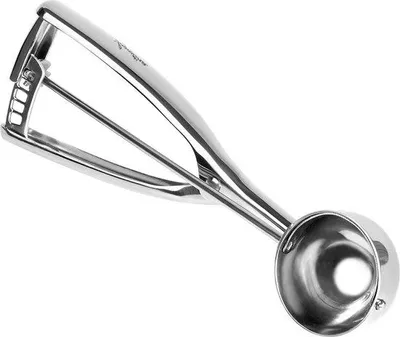 Obrázok produktu pre Nerezová lyžica na zmrzlinu, ergonomická, vhodná do umývačky riadu, RVS