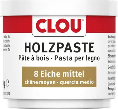 Produktbild von Clou Holzpaste 150 g eiche mittel
