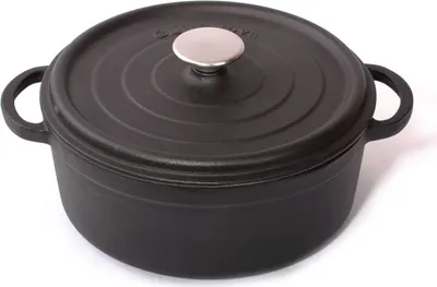 Produktbild von Gusseisenpfanne mattschwarz, 32cm - Sürel