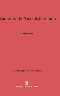 Produktbild von Studies in the Text of Jeremiah