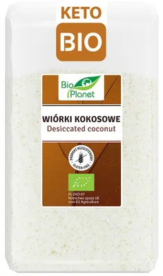 WIÓRKI KOKOSOWE BEZGLUTENOWE BIO 500 g - BIO PLANET