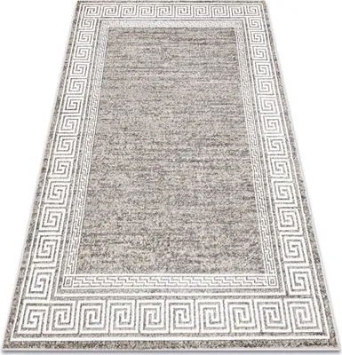 Produktbild von Teppich MATEO 8033/944 Modern griechisch, Rahmen - Strukturell grau / beige beige 120x170 cm