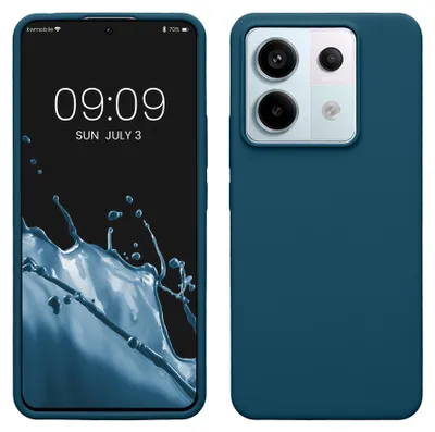 Produktbild von kwmobile Hülle kompatibel mit Xiaomi Redmi Note 13 Pro 5G / Poco X6 5G Hülle - Silikon Handy Case - Handyhülle weiche Oberfläche - kabelloses Laden -