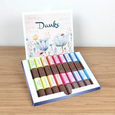 Produktbild von AUFKLEBER SET - Merci Danke Blumen Abschiedsgeschenk Kita Erzieher