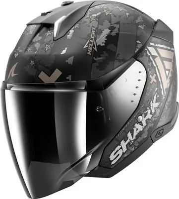 Produktbild von Shark Skwal I3 Jet Hellcat Jethelm Schwarz M Schwarz M