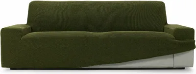 Produktbild von SOFASKINS® Super Stretch Sofabezug, Sofabezug de 4 Sitzer, Atmungsaktiv, Komfortabel und Langlebig, Einfach de zu installieren, Abmessungen (230-270 cm), Farbe Gras