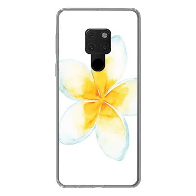 Produktbild von MuchoWow® Handyhülle Schutzhülle Hülle für Huawei P40 Lite Aquarellfarbe - Blume - Tropisch Silikon Softcase Handy Hülle - Handy