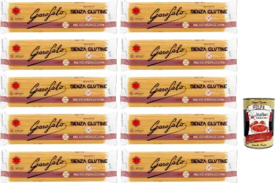 Produktbild von 15x Spaghetti senza Glutine Glutenfreie Spaghetti Nudeln gluten free 400g + Italian Gourmet Polpa 400g