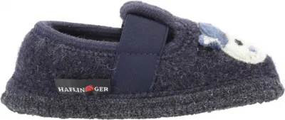 Produktbild von Haflinger Slipper Pets Jungen Hausschuh in Blau, Größe 26