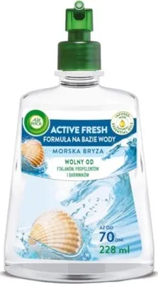 Zdjęcie produktu dla Air Wick, Active Fresh, odświeżacz powietrza, wkład, 228 ml, morska bryza