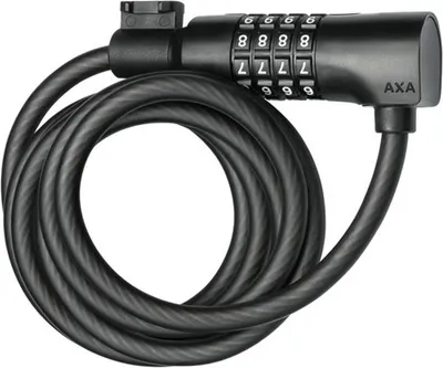 Image de AXA Câble-antivol Resolute 180/8 Code longueur 180cm, Ø8mm, noir
