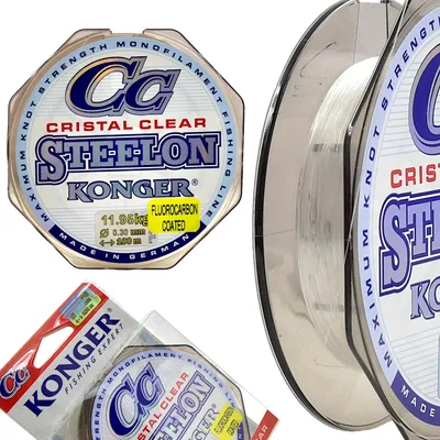 Produktbild von Konger Steelon Angelschnur Fluorocarbon Coated 0.30mm