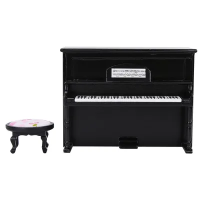 Obrázek produktu pro Příslušenství pro domečky pro panenky, Mini pianino, Mini pianino pro panenky, Mini pianino pro panenky, Mini pianino - hračka