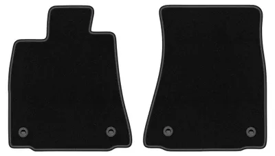 Productafbeelding van Velours voormatten voor Lexus IS III vanaf 2013 (sedan) – 2-delig, zwart, op maat – Wielganizator BASIC
