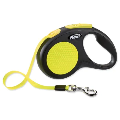 Produktbild von flexi New NEON S Gurt 5 m schwarz