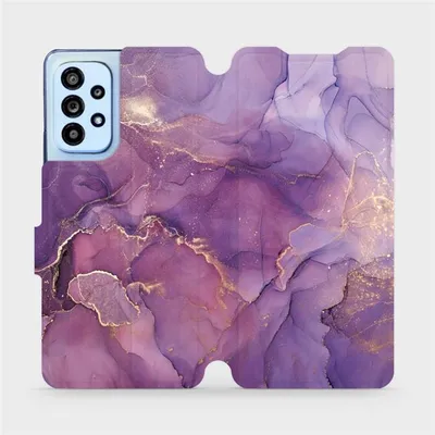 Produktbild von Handyhülle mit klappe für Galaxy A53 5G, Mobiwear Book, Violett