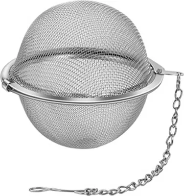 Produktbild von Tee-Ei, vielseitiger Gewürzball aus Edelstahl, langlebiger Teesiebball für losen Tee und Gewürze