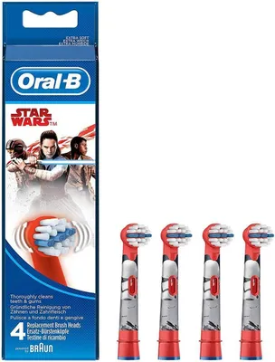 Obrázek produktu pro Oral-B 80341537, 4 kusů, Bílá, Stříbrná, 3 měsíc/ů, 3 rok/roky, Maďarsko, 21,8 g