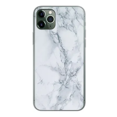 Produktbild von MuchoWow® Handyhülle Schutzhülle Hülle für iPhone 11 Pro Max Marmor - Muster - Gus - Weiß - Marmoroptik - Luxus Silikon Softcase Handy Hülle - Schutz
