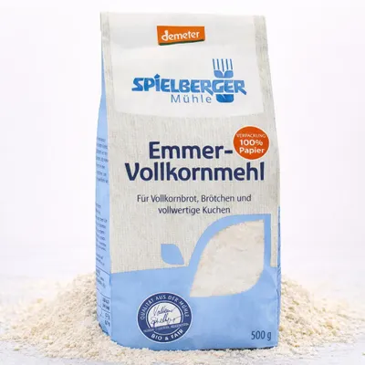 Zdjęcie produktu dla Mąka razowa Emmer 500g