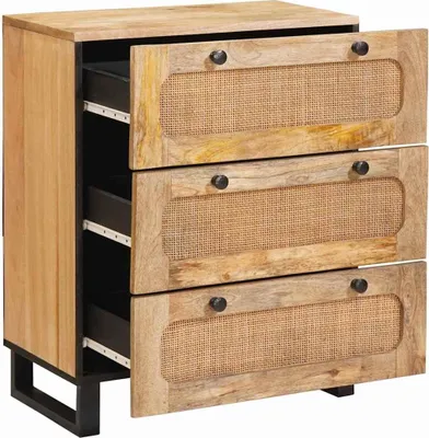 Produktbild von vidaXL Sideboard Braun 60 x 33 x 75 cm Massivholz Mango
