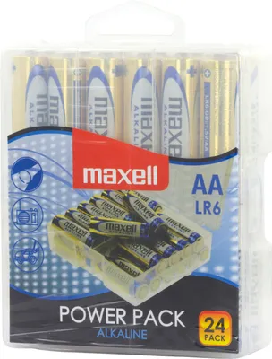 Obrázek produktu pro Maxell 24x LR6 AA Alkalick baterie na jedno pouit