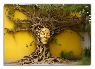 Produktbild von Wallario Poster - Mutter Natur, Kunstdruck Größe: 70 x 100 cm
