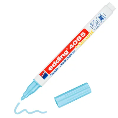 Produktbild von Edding Kreidemarker 4085, Blau, Pastell, Bullet, 1 Stück(e)