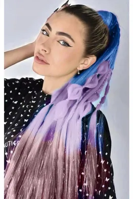 Obrázek produktu pro Soulima 23577 Vlasy Kanelové syntetické Copánky ombre barevné