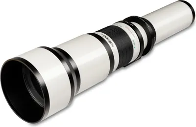 Image de Walimex pro Téléobjectif CSC 650-1300 mm 1:8-16 pour T2 - mise au point manuelle, zoom pour capteur plein format et APS-C, boîtier en métal, sac + bouchons