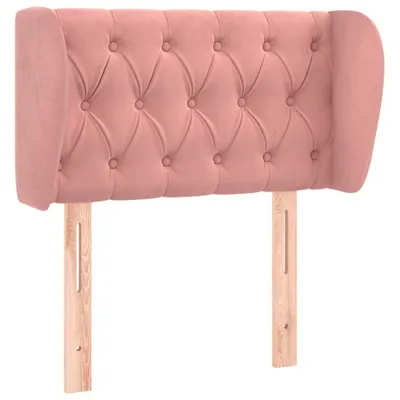 Imagen del producto de vidaXL Cabecero con orejas, color rosa, 83x23x78/88 cm, terciopelo