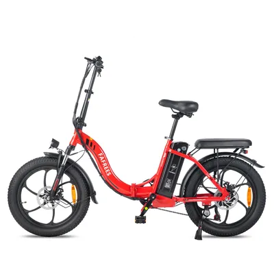 Produktbild von FAFREES F20 Elektrisches Fahrrad - Motor 250W Akku 36V18Ah 20'' Scheibenbremsen - Rot