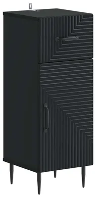 Productafbeelding van vidaXL Badkamerkast HAARLEM, zwart, 30 x 31 x 80 cm