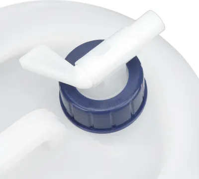 Produktbild von Zusammenklappbarer Wasserbehälter mit Zapfen, tragbarer Aufbewahrungskrug, Tankträger für Outdoor-Camping, Wandern, Klettern, 8 l
